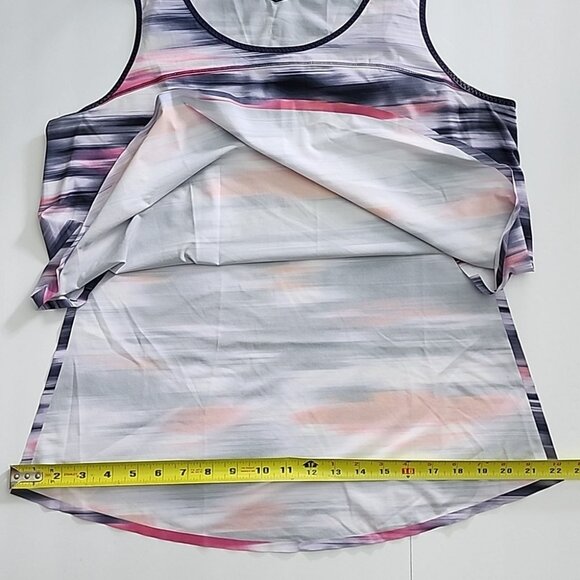 Lululemon Run Split Singlet Tank Top Mirage  Deep Indigo Relaxed Fit Size 8/10 - Picture 10 of 11